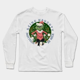 Naughty Grinch Long Sleeve T-Shirt